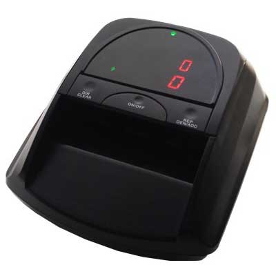 Detector billetes falsos Cash Tester CT-332 / CT-333 SD (portátil, también contador de billetes)
