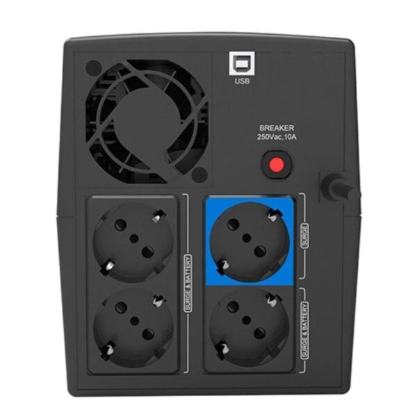 SAI PHASAK Interactivo Torre – 660 VA, 860 VA y 1260 VA - Imagen 3