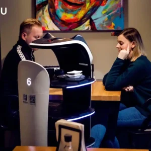 Robot Bellabot interacción